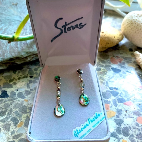 STORRS GLACIER PEARLE EARRINGS - Picture 5 of 8